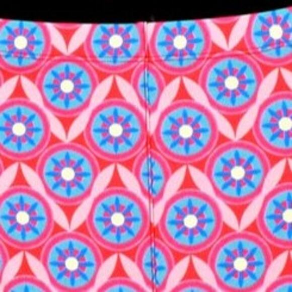 Swimsuit Pink & Blue Geo Print Bombshell Bottom Only Medium - Picture 6 of 7